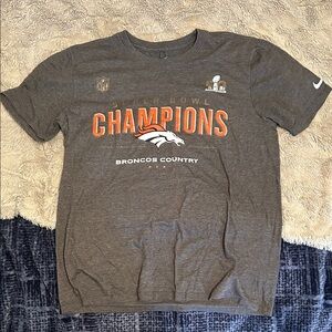 Nike Gray Super Bowl Champions Tee